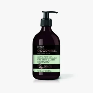 Goodness Oud, Cedar & Amber Hand Wash 500ml
