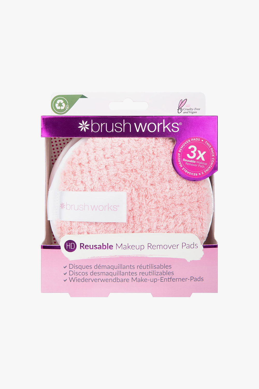 Hd Reusable Makeup Remover Pads (Pack Of 3)