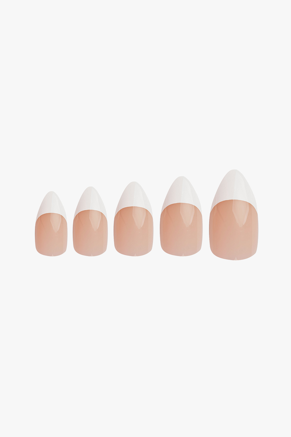 Pink French Oval Nails (28 Pcs) - Image 2