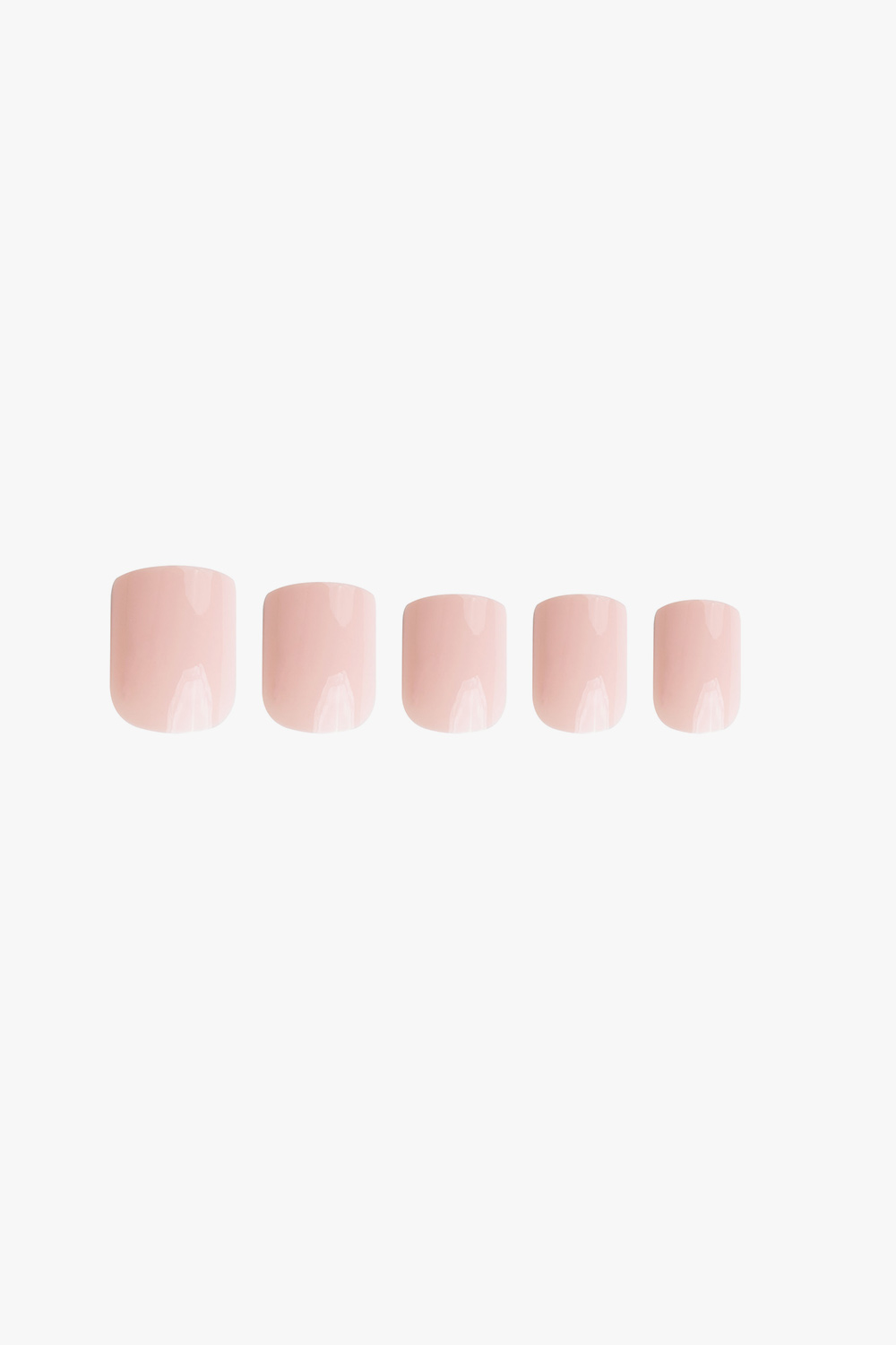 Dusty Pink Square Nails (24 Pcs) - Image 2
