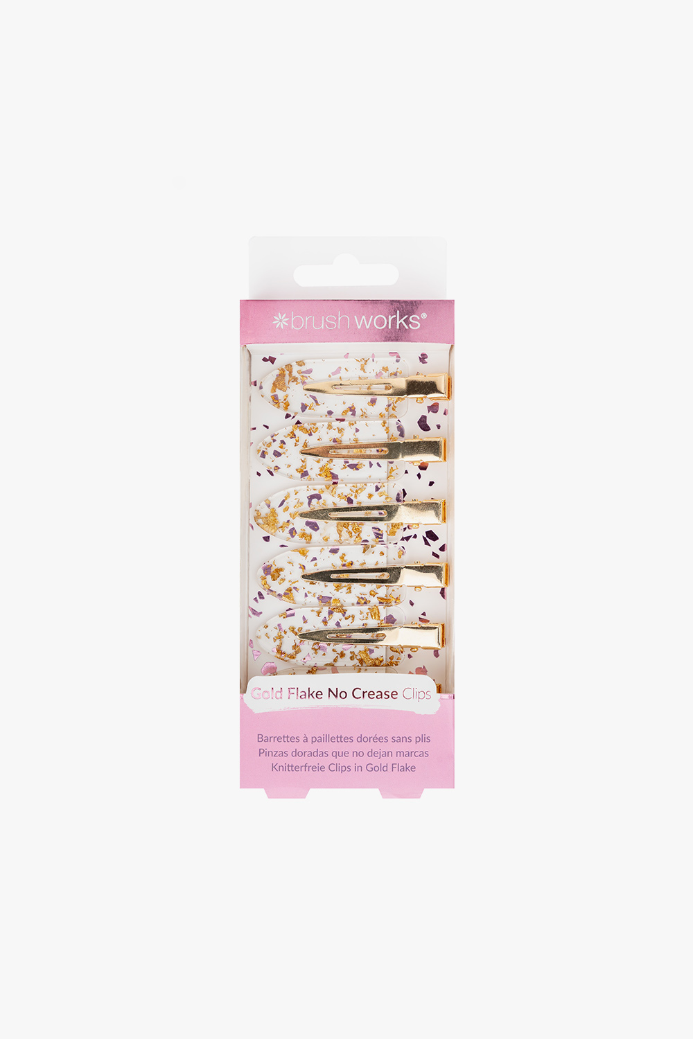 Gold Flake No Crease Clips