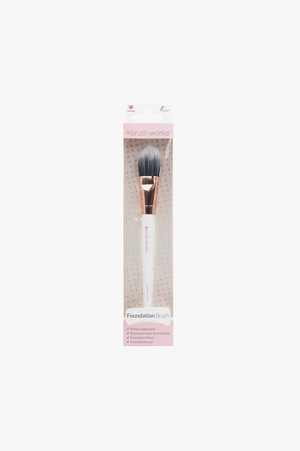 White & Gold Foundation Brush