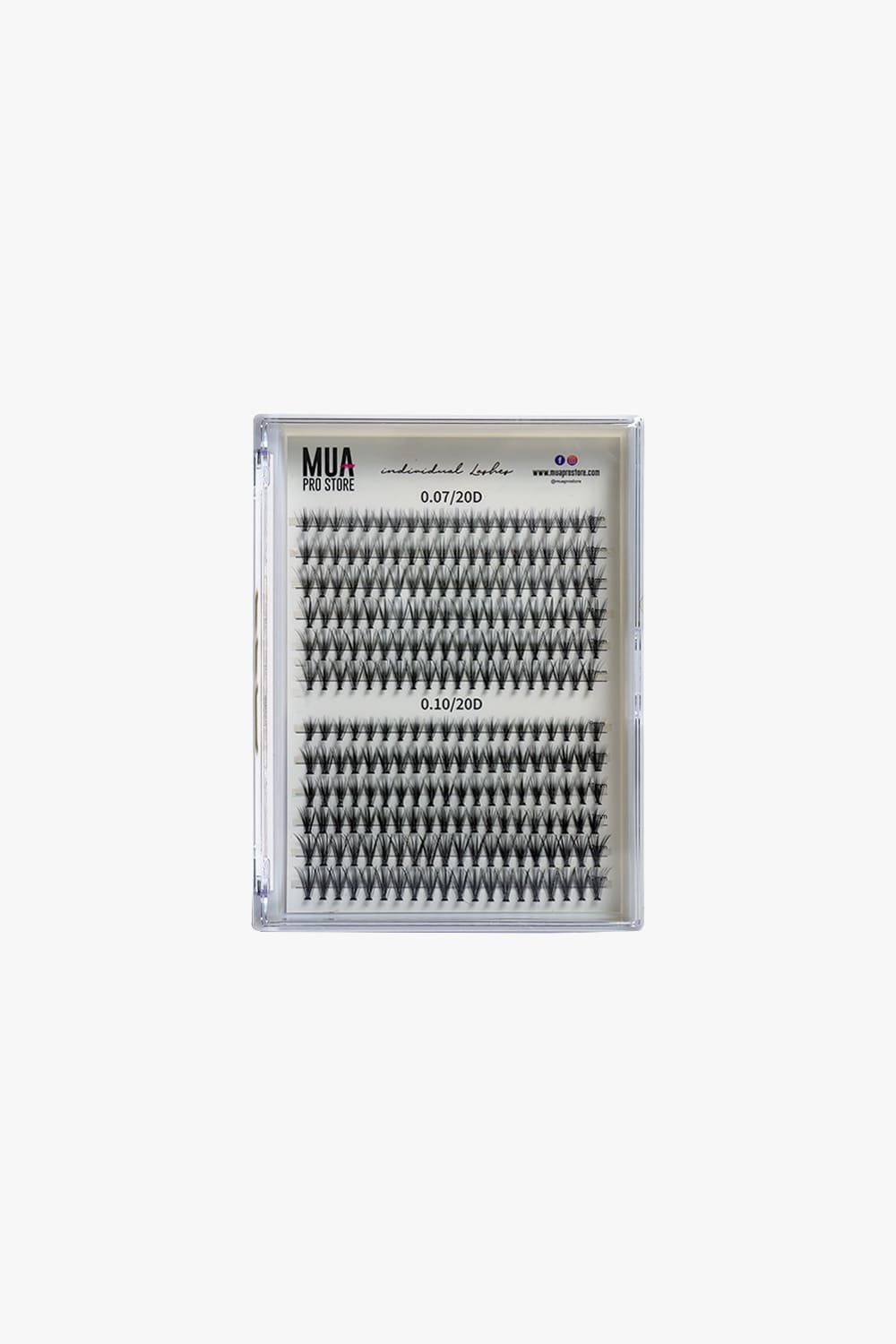 Eyelashes Box 20D / 0.07 & 0.10