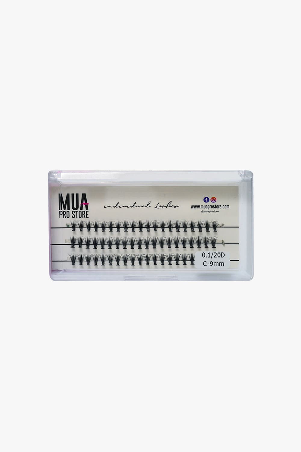 Eyelashes 20D / 0.1 9Mm