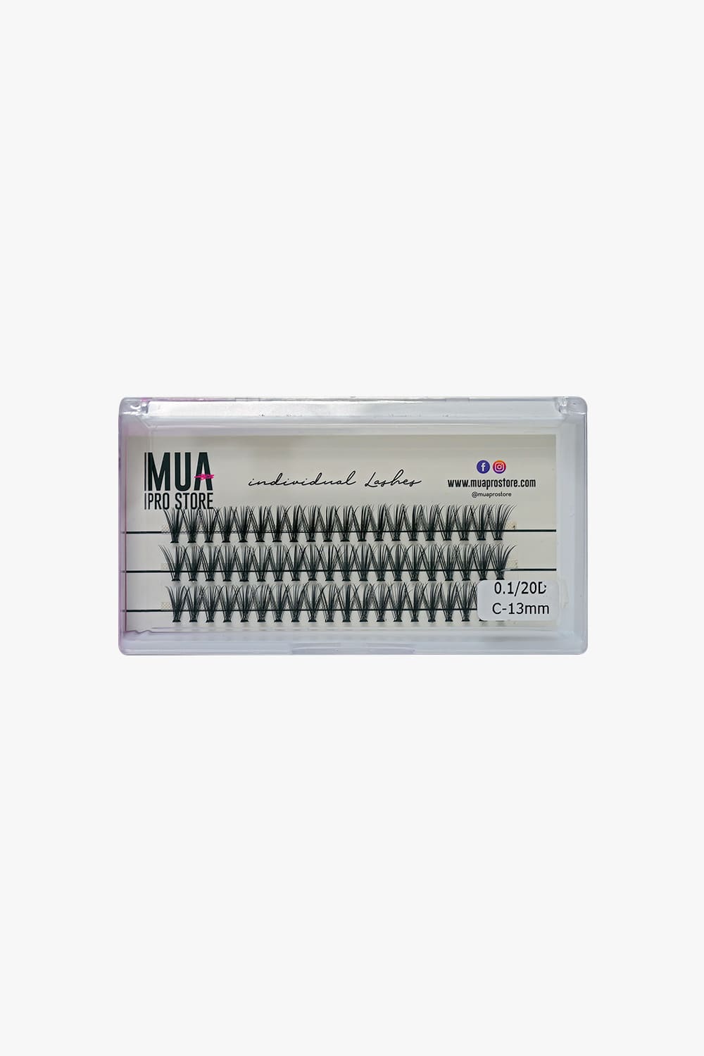 Eyelashes 20D / 0.1 13Mm