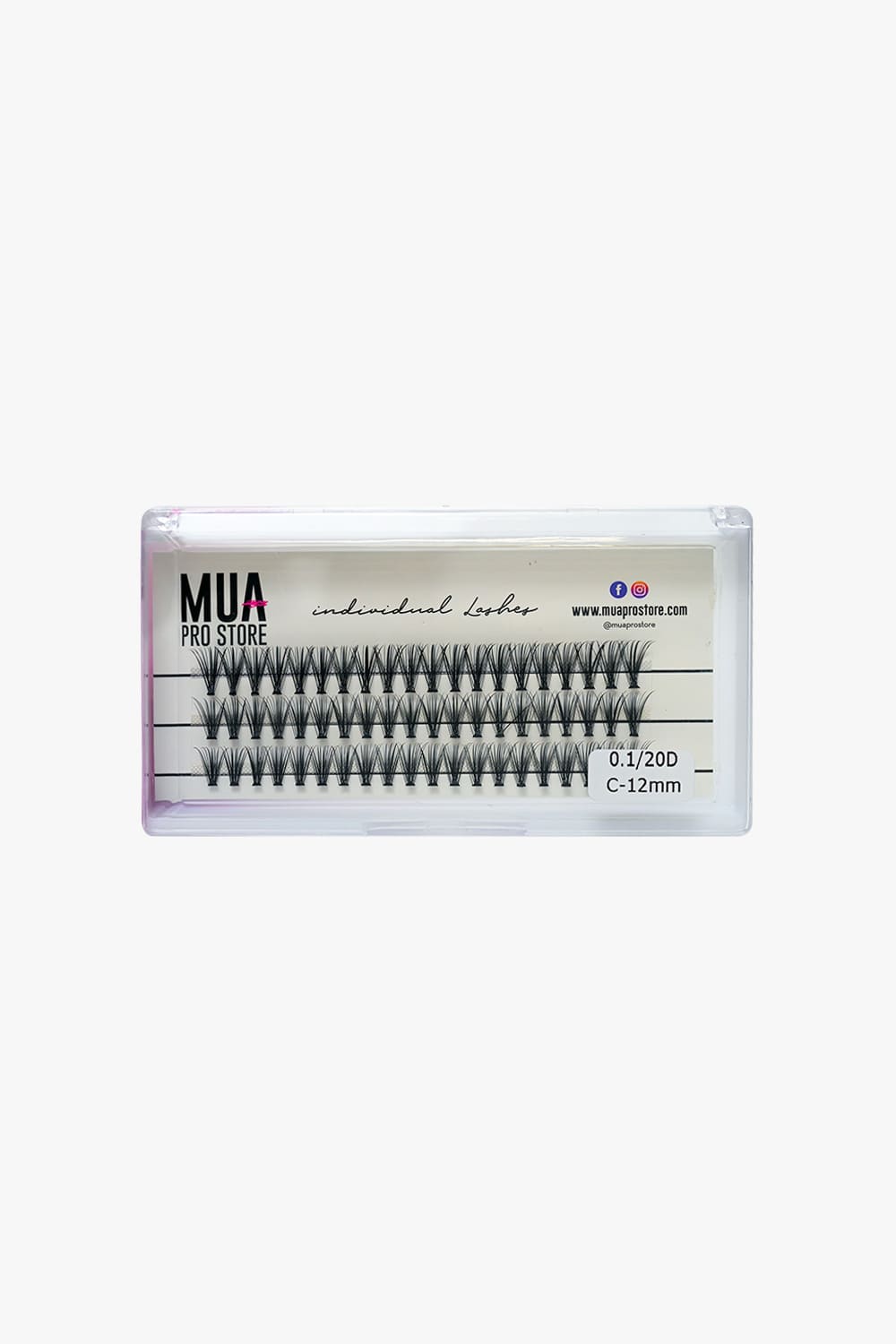 Eyelashes 20D / 0.1 12Mm