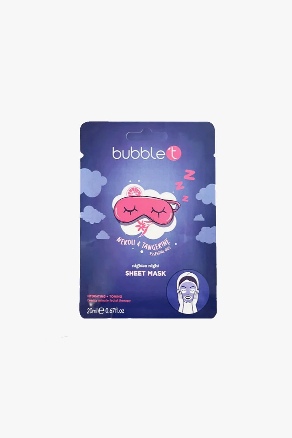 Nightea Face Sheet Mask Neroli & Tangerine 20ml