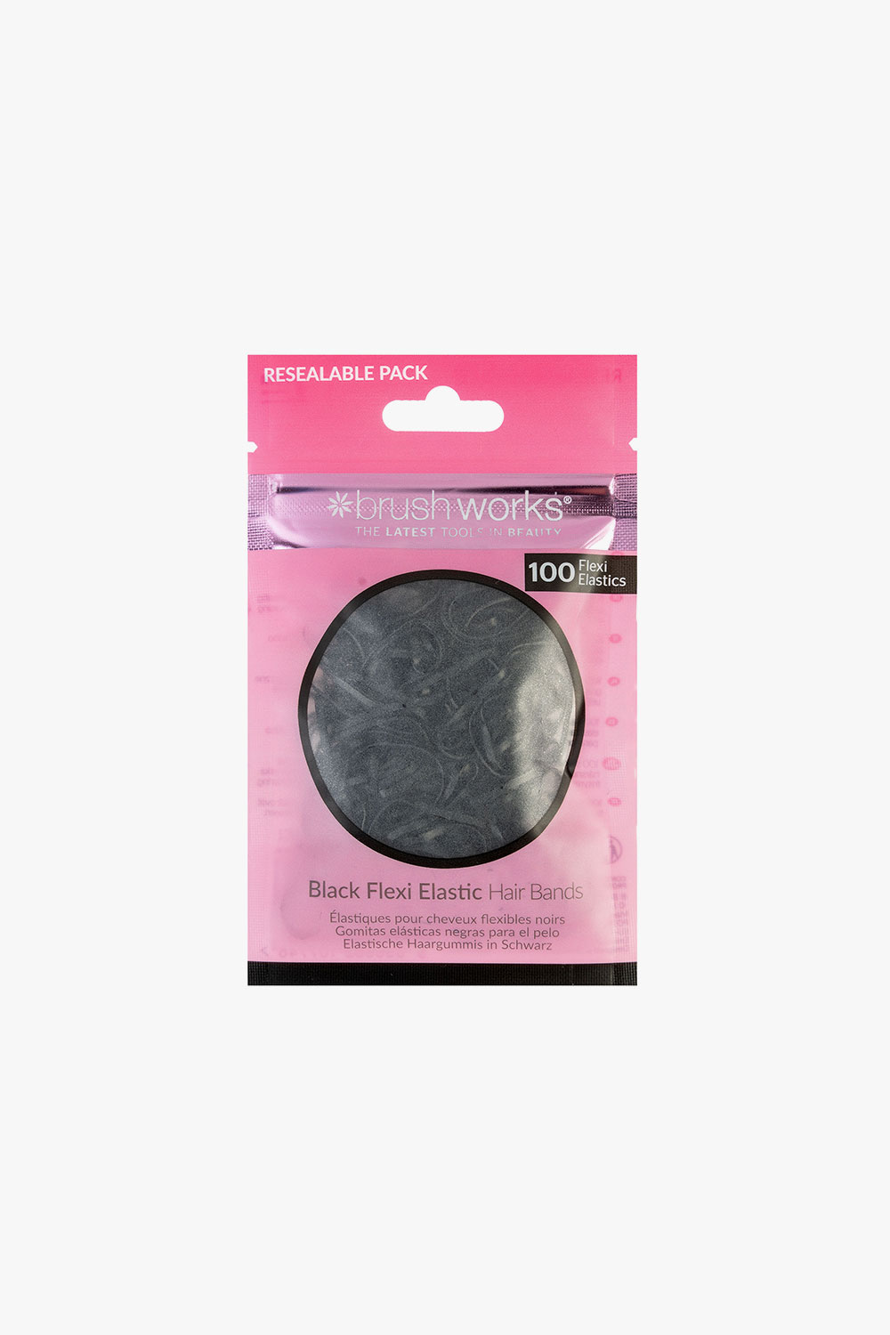 Black Flexi Elastic Hair Bands