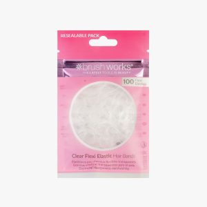 Clear Flexi Elastic Hair Bands