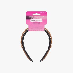 Neutral Zig Zag Headbands – 3 Pack