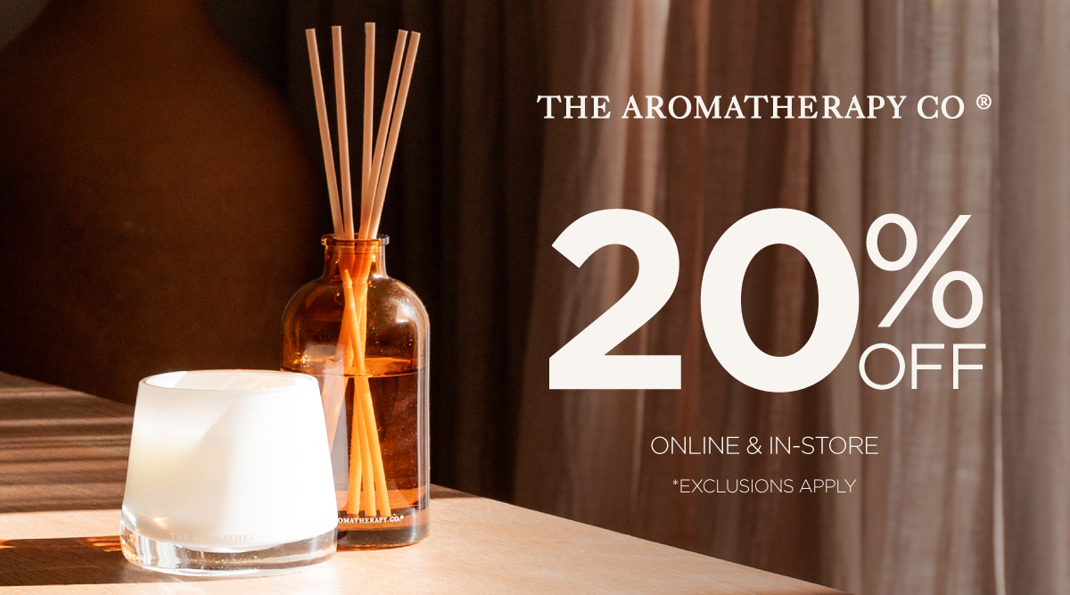 AROMATHERAPY 20% OFF SLIDER